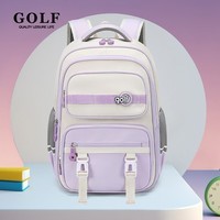 高尔夫（GOLF）双肩包休闲背包男女初中高中大学生电脑书包旅行包【Q】 款式9-紫色