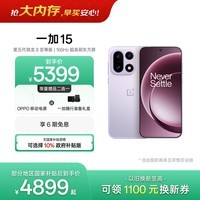 一加 15 16GB+512GB 雾光紫 oppo 第五代骁龙 8 至尊版 165Hz超高刷 旗舰游戏电竞5G智能手机 国家补贴