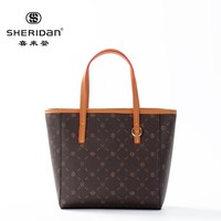喜来登(SHERIDAN)包包女包轻奢单肩包斜挎包大容量手提包 托特包情人节礼物 NL230301S