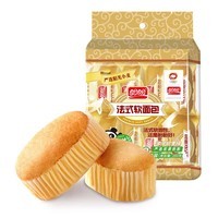 盼盼小面包瑞士卷薯片饼干营养早餐办公室小吃 休闲零食组合 法式软面包(奶香)160g