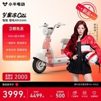 小牛电动【宋雨琦同款】Y果冻Citi 电动自行车新国标 智能锂电长续航通勤代步成人成年男女电动车 到店自提
