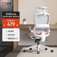 西昊B100Lite人体工学椅办公椅电脑椅人工力学座椅电竞椅弹弓骶枕
