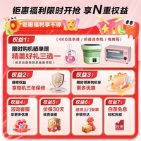 小天鹅（LittleSwan）小乌梅3.0洗烘套装 10KG滚筒洗衣机+变频热泵烘干机 1.21洗净比 纯平全嵌 AI智能投放 家电补贴 小乌梅3.0驭风版 TG10VE40+40MAX
