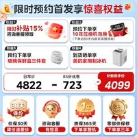 美的（Midea） 576升大机皇十字对开门独立式冰箱双系统双循环冷藏冷冻双PST除菌净味一级能效风冷无霜大容量 BCD-576WSPZM(E)
