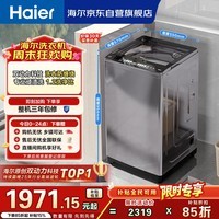 海尔（Haier）云溪 全自动波轮洗衣机10KG 双动力防缠绕 一级能效 家电国家补贴以旧换新京东自营 XQS100-BZ659
