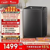 小天鹅（LittleSwan）波轮洗衣机全自动家用 12KG大容量 水魔方防缠绕 直驱变频 TB120M08DT以旧换新 国家补贴 京东自营