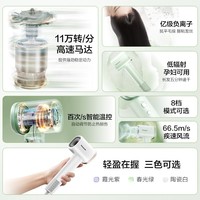 松下（Panasonic）家用高速电吹风机大功率速干负离子低噪便携温控护发吹风筒送女友礼物送NE6L小森林白色国家补贴