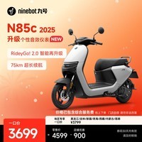 九号（Ninebot）【新品】电动摩托车N85c 2025 9号智能助力电瓶车 升级个性音效仪表【门店自提】 颜色可到门店选