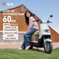 雅迪电动摩托车 G20-M电动车60V20Ah铅酸电池长续航电轻摩长途通勤时尚男女摩托车电瓶车 薄荷曼波绿