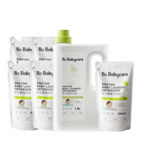 babycare婴儿洗衣液无酒精宝宝专用儿童新生儿酵素去污除菌清洁剂(4.3L)