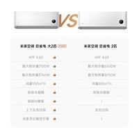 小米（MI）【新品首发】米家26款大2匹巨省电空调新一级能效变频冷暖自清洁卧室家用挂机50GW-PG20/N1A1 巨省电 2026款挂机 大2匹 双排冷凝器