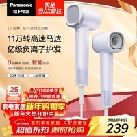 松下（Panasonic）高速护发吹风机速干负离子电吹风家用不伤发送女友新年礼物小森林霞光紫EH-NE6L