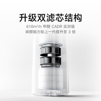 米家空气净化器 6 价保 618 升级双滤芯结构 抗菌 除醛多效净化 家用宠物净化 新房卧室换气 除甲醛