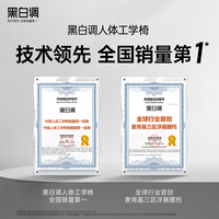 黑白调E3Pro 4代人体工学椅电脑椅子办公椅电竞椅人工力学座椅暮山紫