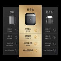 京东京造全金属掌心电动剃须刀P5 磁吸陶瓷刀头电动刮胡刀电动剃须刀便携款剃须刀旋转式 生日礼物男士礼物