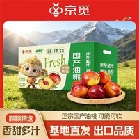 京觅&孙悟空头茬陕西黄肉油桃子新鲜当季水果15枚装单果60g+源头直发