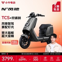 小牛电动【直播间领100券】NT风驰电动自行车新国标 智能长续航通勤代步成人成年男女外卖骑手电动车 3499车+300电池