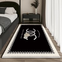 KAYE卧室床边毯轻奢高级感房间床下床前小垫子客厅沙发茶几毯加厚地毯 FYR-K羽风-08 50X140cm