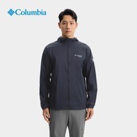 哥伦比亚（Columbia）2026春夏新品户外皮肤衣男子钛金系列拒水UPF50+防晒衣外套WE2383 010-黑色 2XL (190/104A)