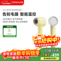 追觅韶光G20家用电吹风恒温速干吹风筒负离子高速护发无叶吹风机蜂蜜黄AHD12B 跨年送礼礼物