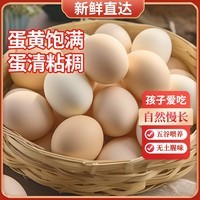 谷俱来农家散养无抗土鸡蛋单枚45g-50g 高山喂养鲜鸡蛋 30枚土鸡蛋