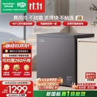 容声无霜王181L单温冰柜小型家用风冷无霜变频新一级能效-40℃超低温冷柜BD/BC-181D50HELBD
