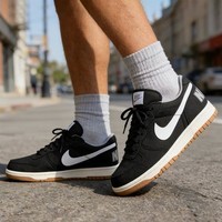 耐克（NIKE）滔搏男鞋BIG NIKE LOW LUX时尚百搭低帮板鞋运动休闲鞋854166-003 854166-003 41