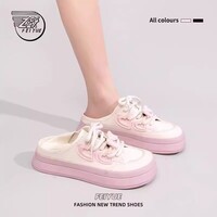 飞跃（Feiyue）feiyue/飞跃特惠清仓潮流帆布鞋女春季百搭厚底休闲鞋板鞋情侣鞋 249米/粉红 36