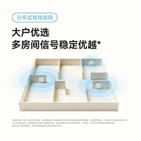 小米(MI)全屋路由BE3600Pro网线版 8口1主4子套装 有线组网 3600M疾速Wi-Fi7 中枢网关 便捷安装 ACAP面板