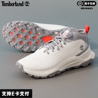 Timberland添柏岚男鞋徒步鞋春夏户外旅行运动休闲鞋抓地耐磨登山鞋 白色 43.5 (275mm)