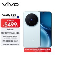 vivo X300 Pro 16GB+512GB 自在蓝 【地方补贴专享版】蔡司2亿APO超级长焦 蓝图影像双芯 AI手机