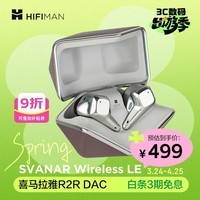 HIFIMAN(海菲曼)Svanar Wireless LE中天鹅真无线 主动降噪蓝牙耳机 入耳式无线耳机