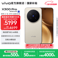 vivo X300 Pro 蔡司2亿APO超级长焦 蓝图自研影像双芯 5年持久流畅OriginOS 6 直屏拍照手机 新品 国补 旷野棕 16GB+512GB 官方标配