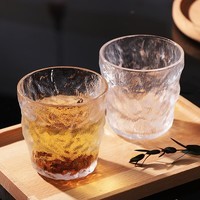 冰川玻璃啤酒杯高颜值家用玻璃啤酒杯套装 冰川杯矮款【单只】