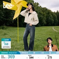 Lee【张凌赫代言】429标准中腰直脚复古深蓝色女牛仔裤休闲潮流 深蓝色 27
