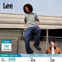 Lee【张凌赫代言】宽松直筒深蓝色经典五袋款男阔腿牛仔裤休闲潮 深蓝色 29