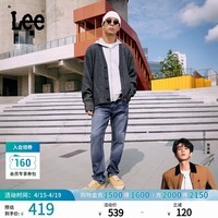 Lee【张凌赫代言】726标准中腰直筒丹宁回潮中蓝色男牛仔裤A08539 中蓝色（尺码偏小，建议拍大一码） 32