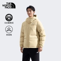 北面（The North Face）TheNorthFace北面羽绒衣男户外550蓬鹅绒羽绒服外套8GKG 杏色 2XL