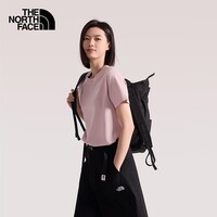 The North Face北面印花短袖T恤女户外透气8JSN 粉色/0SO M