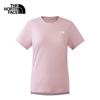北面（The North Face）北面女户外越野跑步Flex轻薄速干短袖T恤修身8DFJ 0SO L