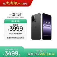 一加 13T 16GB+1TB 云墨黑 oppo 性能超强小直屏 骁龙 8 至尊版 6260mAh电池 智能游戏手机 国家补贴