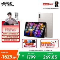 联想（Lenovo）小新PadPro GT 11.1英寸办公学习游戏AI平板电脑3.2K超清大屏骁龙8Gen3国家补贴教育优惠 8+128G白