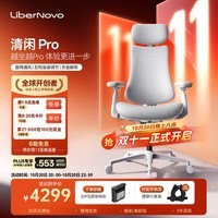 清闲LiberNovo动态人机工学椅电竞椅办公椅电脑椅OC1 Pro石墨灰标准版