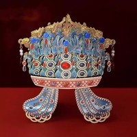 国博凤冠冰箱贴孝端皇后九龙九凤冰箱贴磁吸装饰文创艺术纪念礼物 国博九龙九凤冠冰箱贴-木质款【礼盒装】