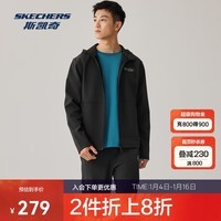 斯凯奇【梁朝伟同款】暮雨3.0保温防污抗静电软壳运动外套P425M075