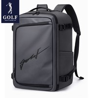 高尔夫（GOLF）双肩包男女百搭背包女休闲旅行学生书包防泼水出游背包【Q】 款式7-灰色