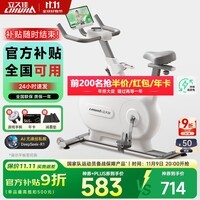 立久佳动感单车自发电家用智能调阻运动健身器材室内自行车 追风MINI 自发电/10KG飞轮组/白