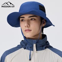 MISSION UV男女同款防晒帽遮阳帽钓鱼渔夫帽登山帽子夏季户外防紫外线太阳帽