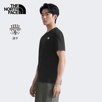 北面速干T恤户外运动男吸湿快干短袖棉感速干衣 89QV JK3 S/165 