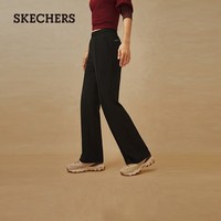 斯凯奇（Skechers）女士休闲针织长裤L226W023 碳黑 /0018 S